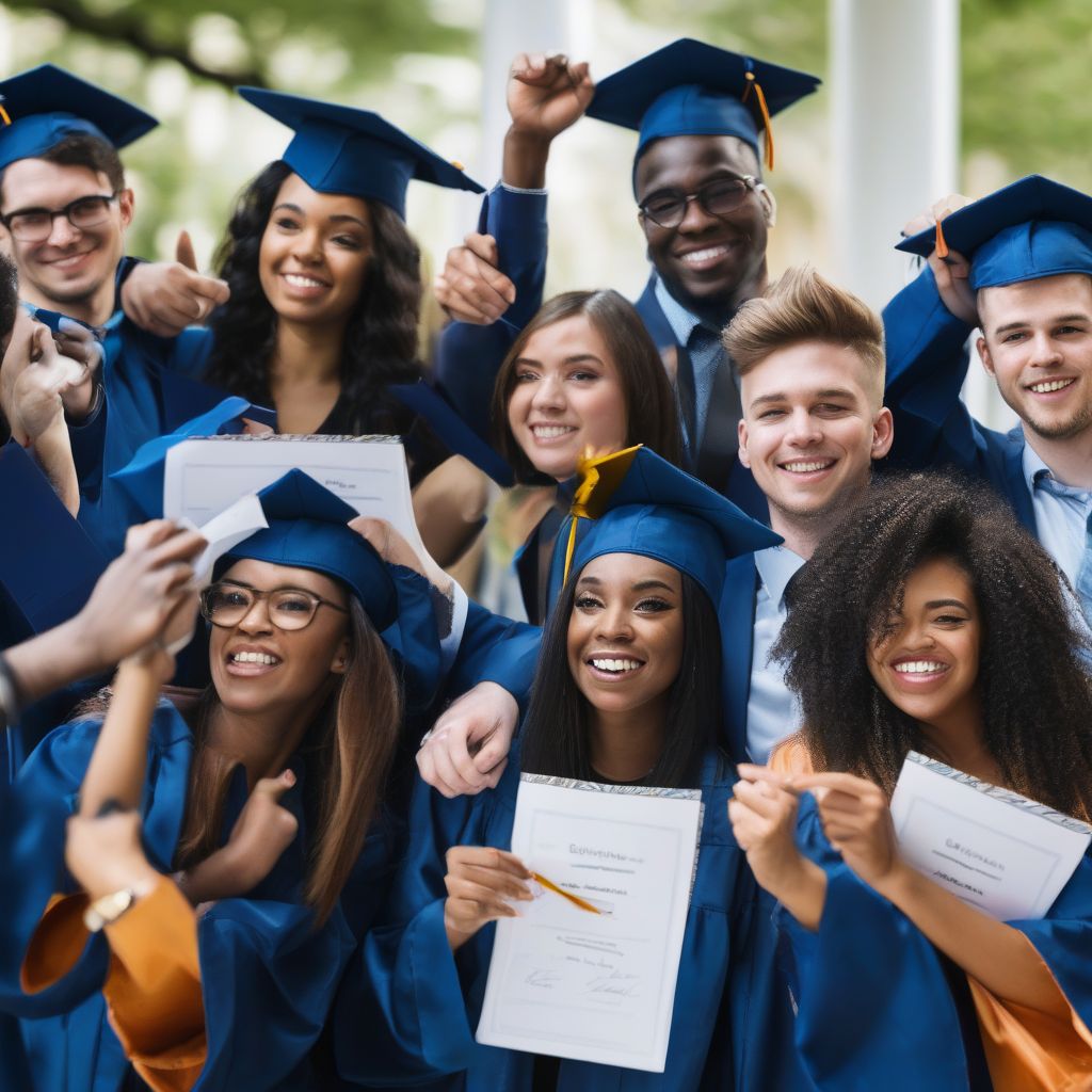 Students graduating